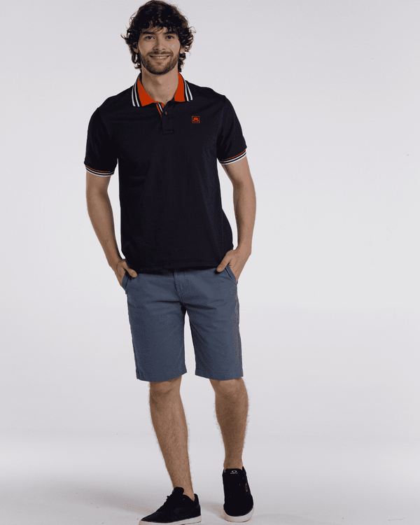 Bermuda Spiritual de Hombre en Dril Ref BH9000-AZUL
