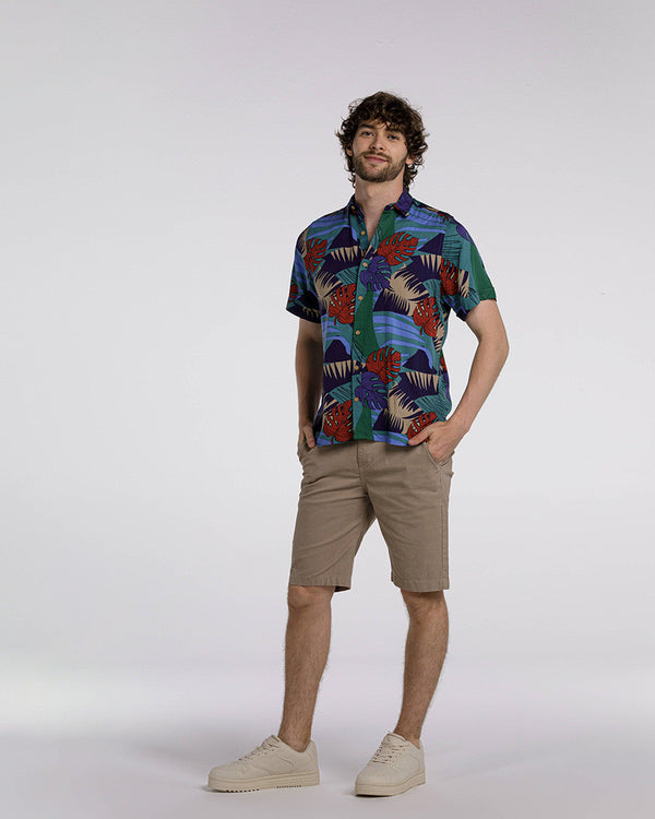 Bermuda Spiritual de Hombre en Dril Ref  BH9000-KAKI