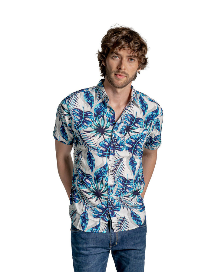 Camisa Spiritual de Hombre  Manga Corta Chalis Ref CS7018