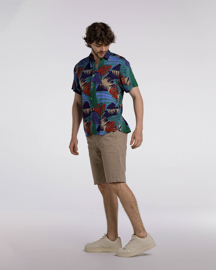 Camisa Spiritual de Hombre Manga Corta Ref CS8021