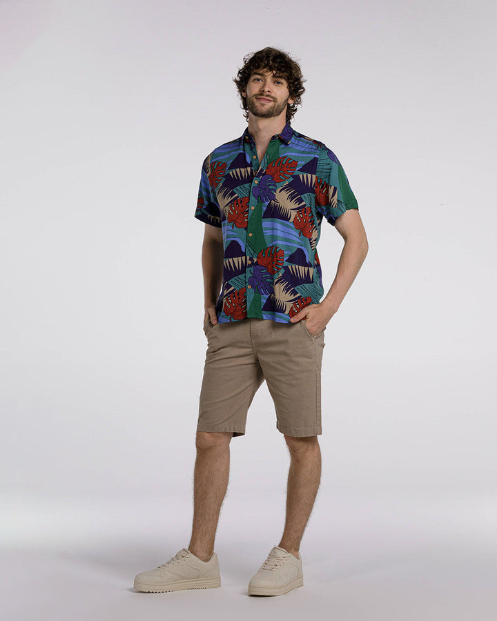 Camisa Spiritual de Hombre Manga Corta Ref CS8021