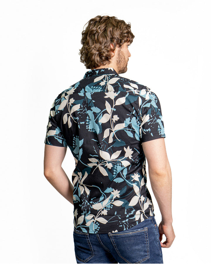 Camisa Spiritual de Hombre  Slim Estampado Ref CS7004