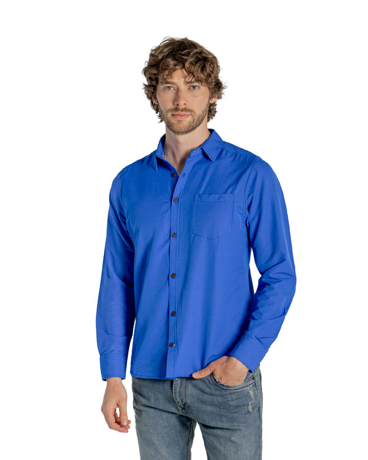 Camisa Spiritual de Hombre Slim Fit Fondo Entero Ref CS7017