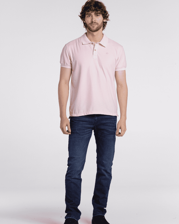 Camiseta Spiritual Tipo Polo  Clásica Ref KH8012-ROSADA