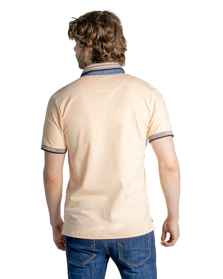 Camiseta Spiritual Tipo Polo  Ref KH8007-MANDARINA