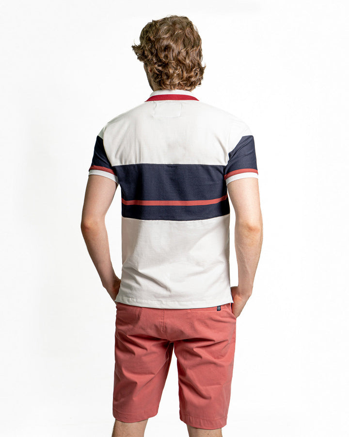 Camiseta Spiritual Tipo Polo de Bloques  Ref KH8008