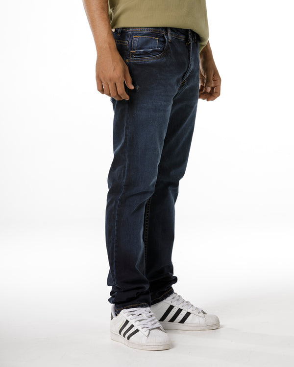 Jean Regular Fit  Ref. HS9019 Azul Profundo con Efecto Black & Blue