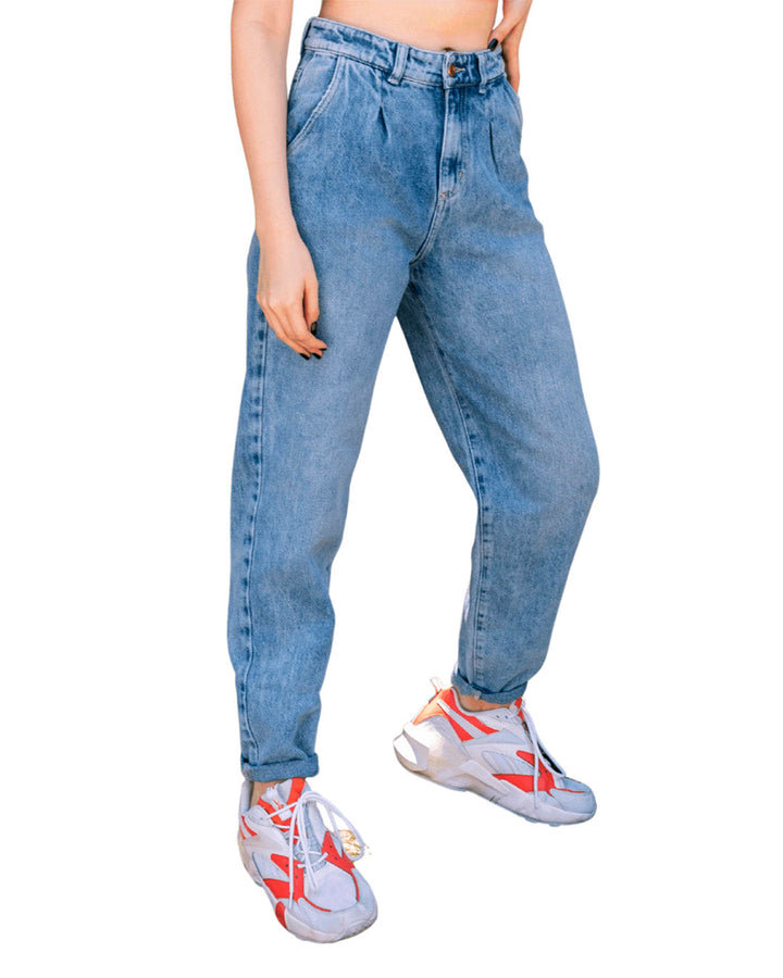 Jean  Spiritual Dama  Slouchy Con Desgaste Ref DS6024