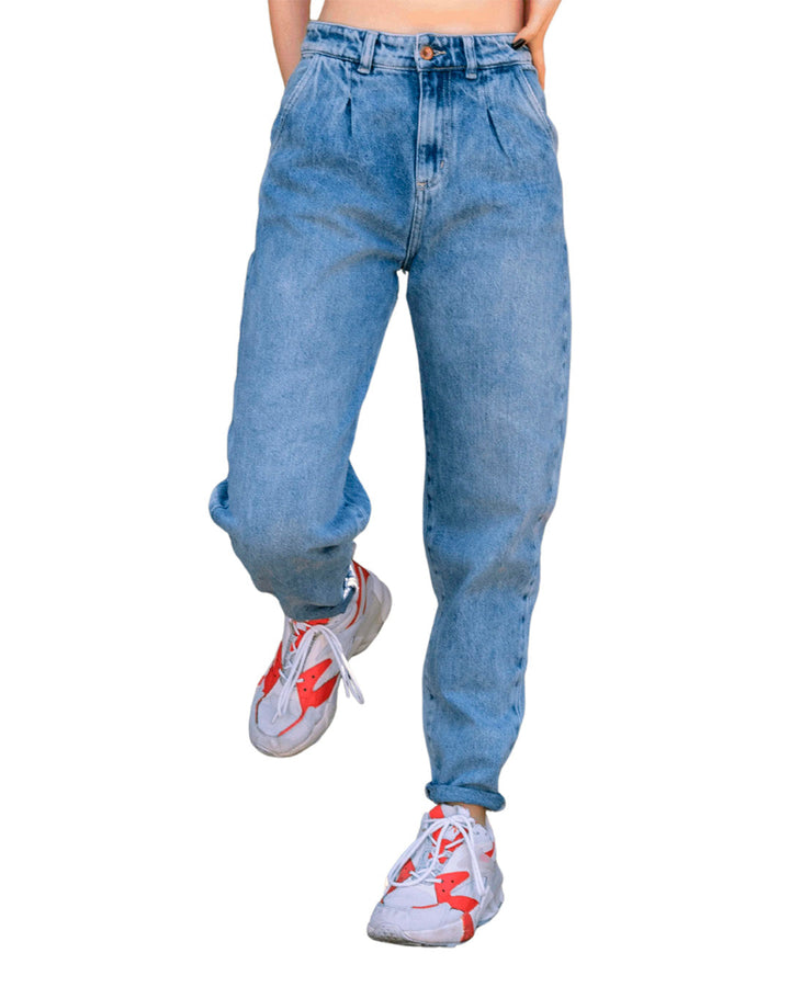 Jean  Spiritual Dama  Slouchy Con Desgaste Ref DS6024