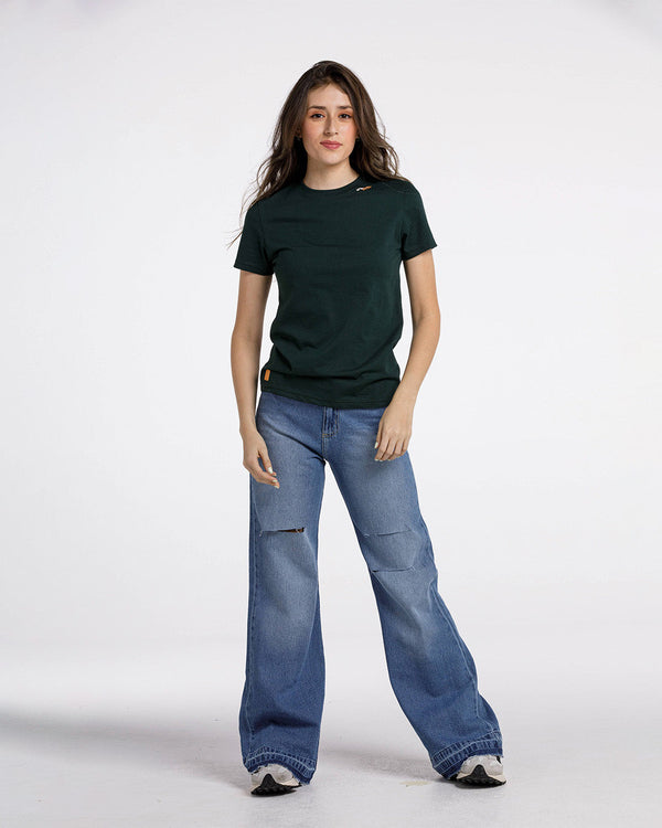 Jean Spiritual  Mom Flare Con Rotos Ref DS7011