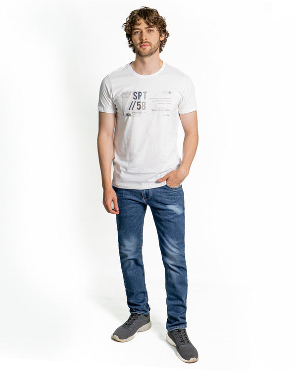Jean Spiritual de Hombre Regular Fit Licrado Ref HS6035